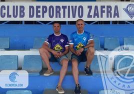 Isaac y Fael tras su presentación oficial