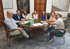 La reunión se ha celebrado en el despacho del alcalde