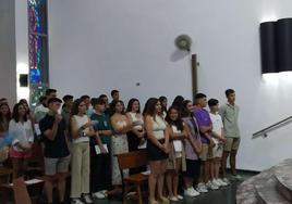 Algunos de los jóvenes que partirán a Lisboa a vivir la JMJ 2023