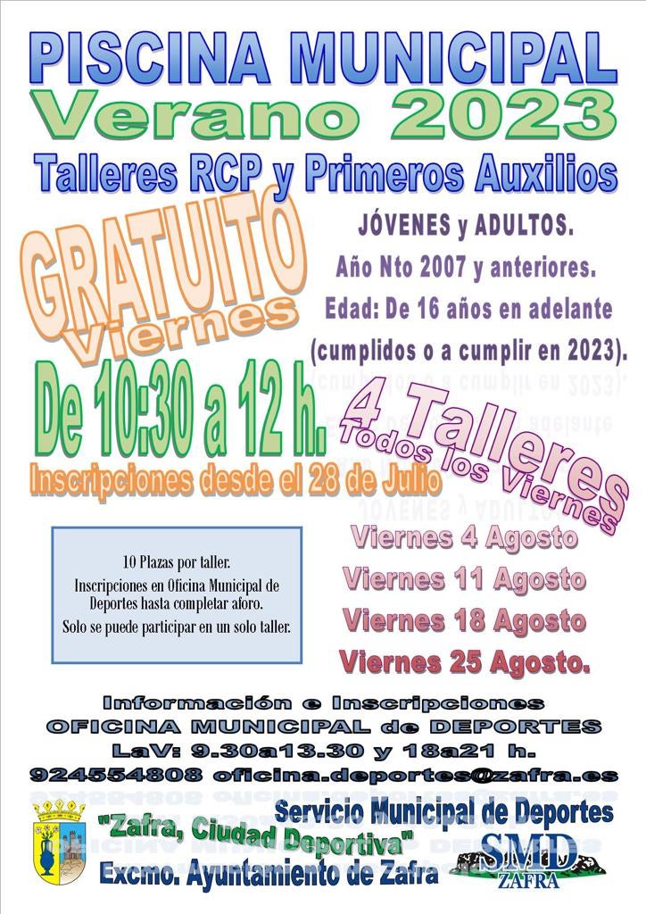 Cartel de la actividad