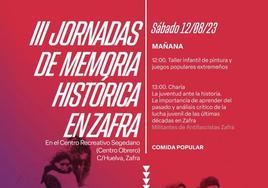 Cartel de las jornadas