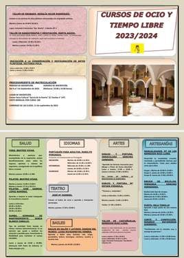 Abierto el plazo de matriculación en los distintos cursos de la Asociación Cultural de Monitores