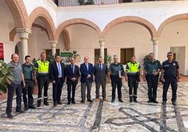 Miembros de la Junta Local de Seguridad celebrada de cara a la FIG 2023