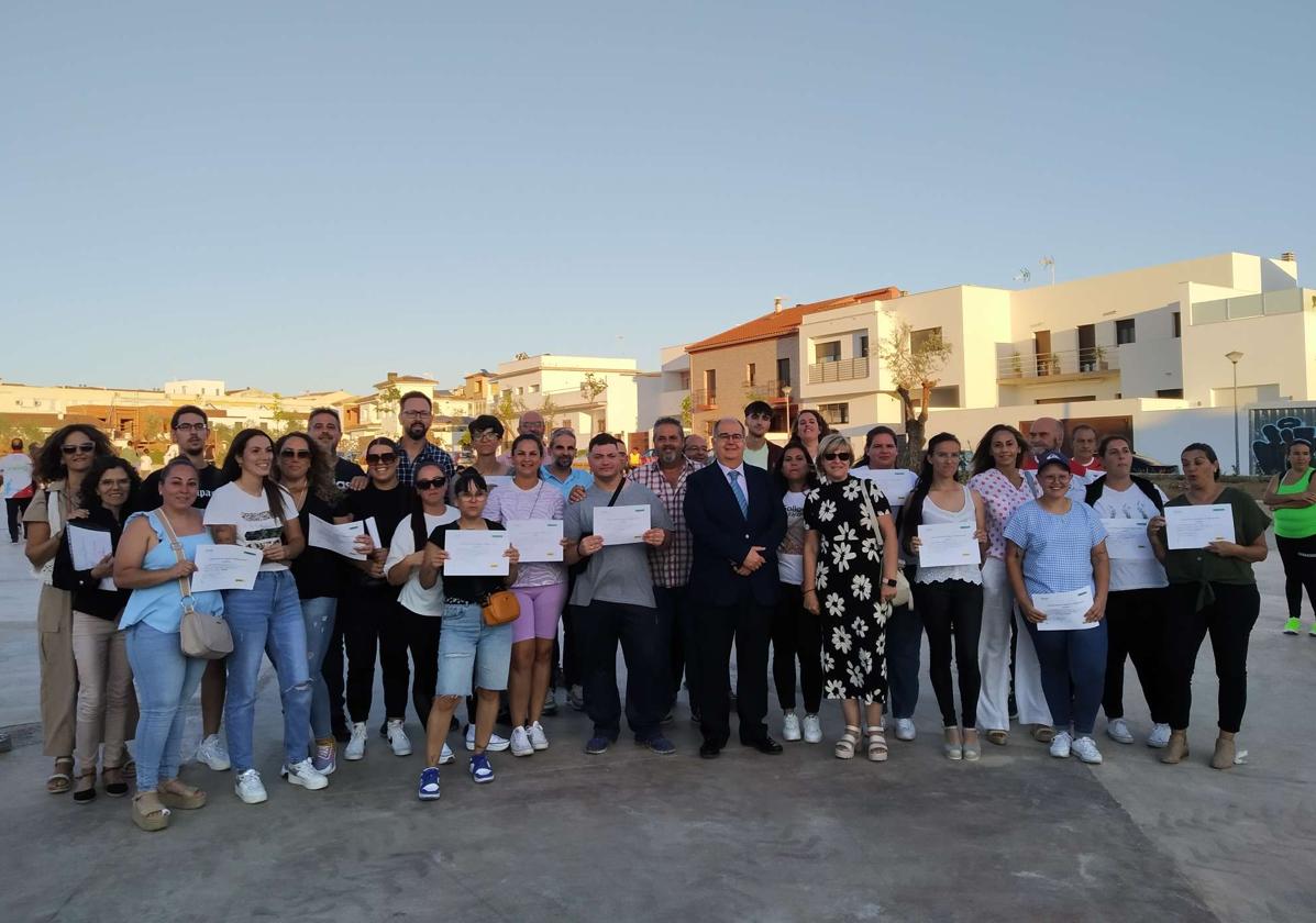 La Escuela Profesional Dual Zafra VI clausuró el curso en el Parque de los Olvidados