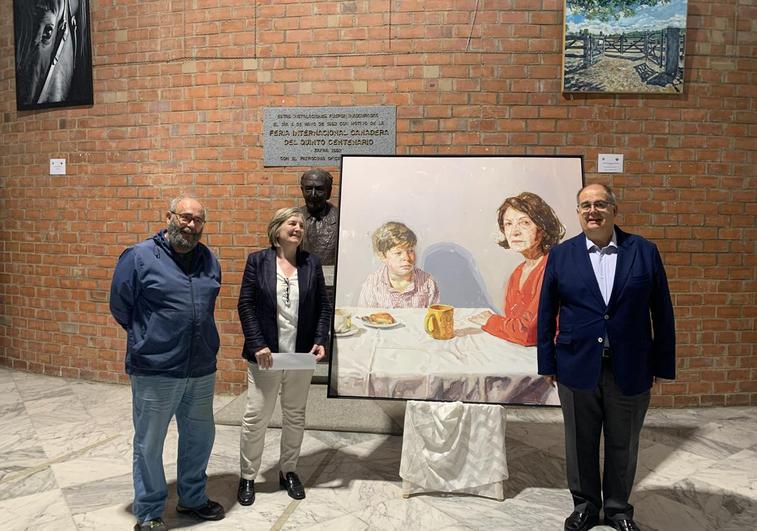 Manuel Reina Infantes gana por segunda vez el Certamen de Pintura de la FIG con 'De Cadmio y Rayas'