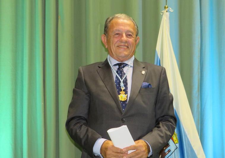 Antonio chacón tras pronunciar su pregón