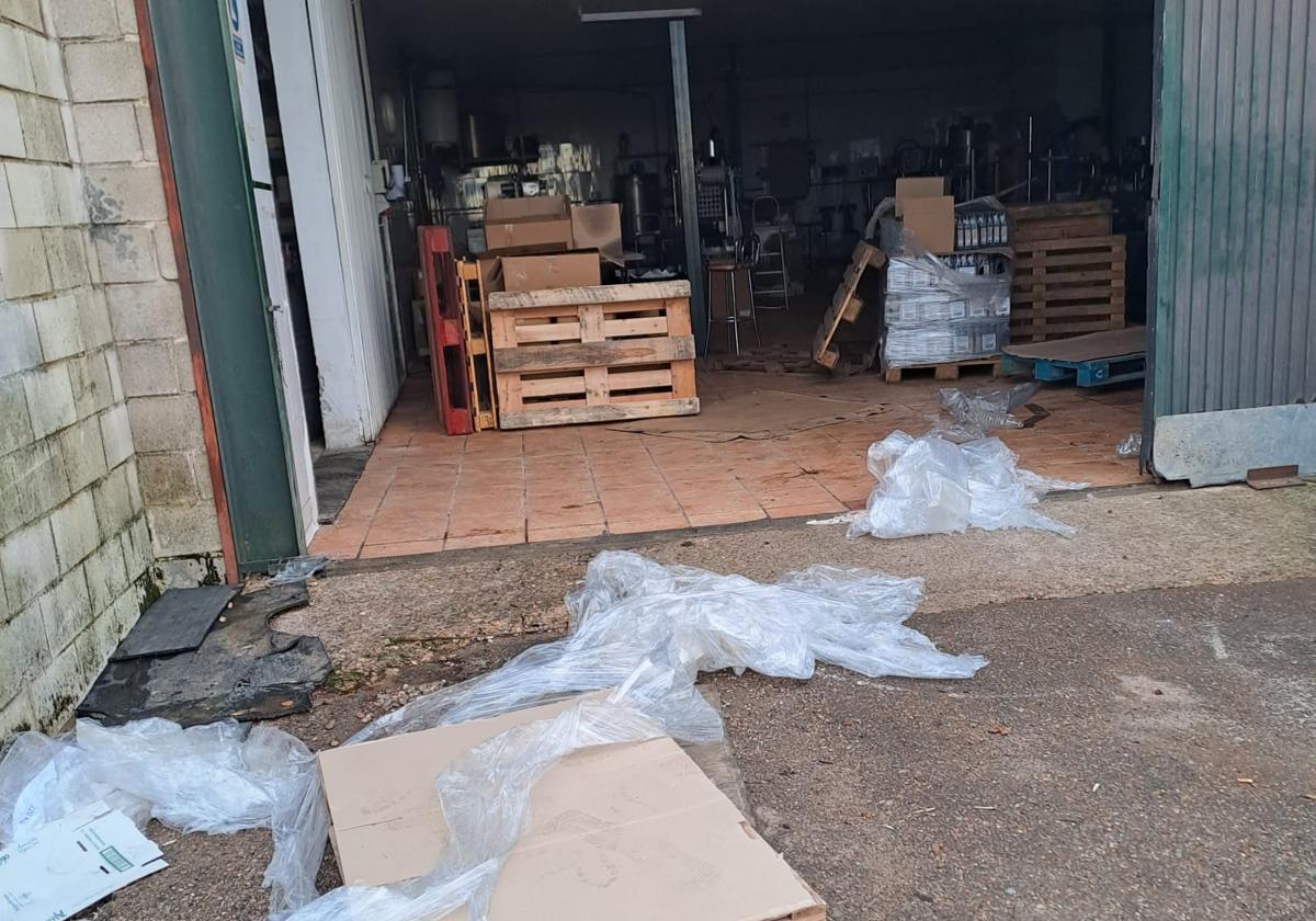 Imagen de la empresa tras el robo