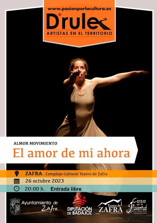 Este jueves Almor Movimiento representará 'El Amor de mí Ahora' en el Teatro de Zafra