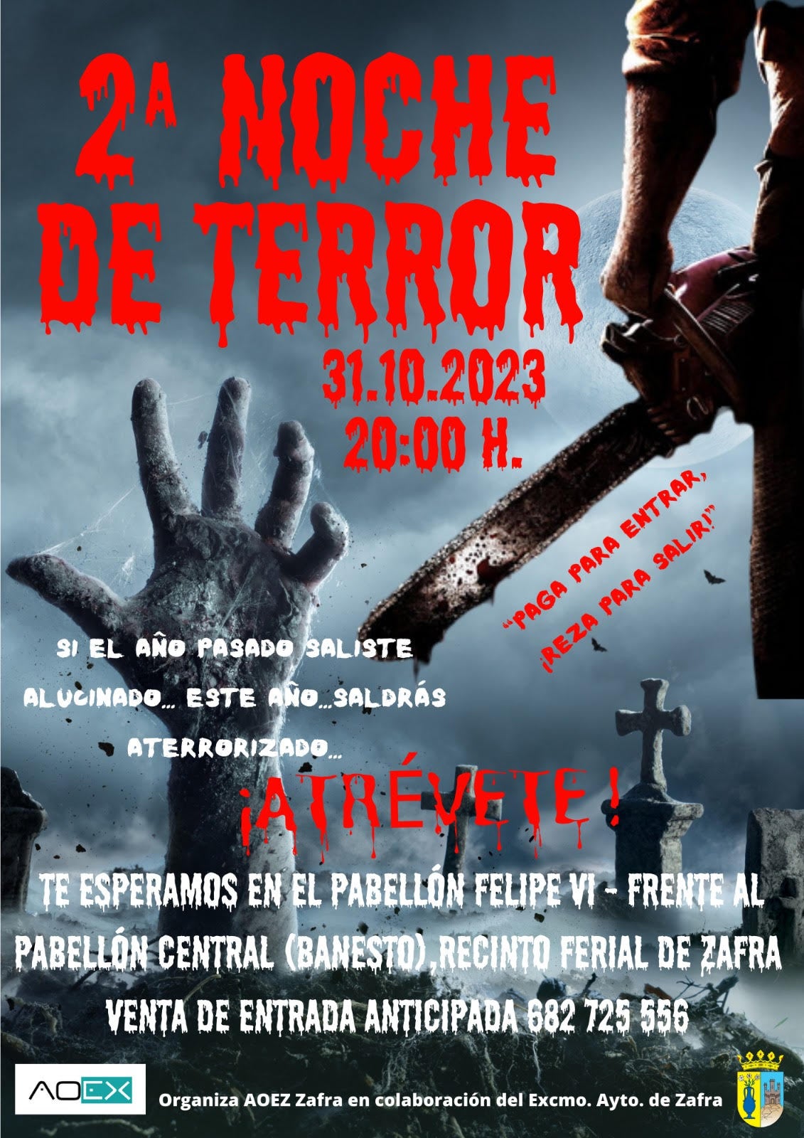 AOEX ya tiene preparada su segunda 'Noche de del Terror' este martes