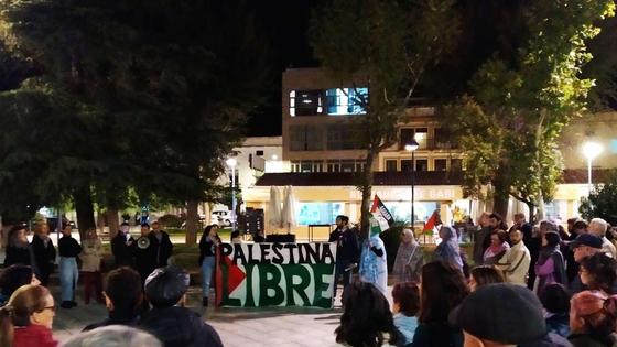 Numerosas personas se concentran en defensa y solidaridad de Palestina