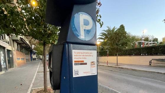 Los parquímetros de Zafra también se suman a la conmemoración del 25N
