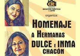 El Centro de Iniciativas Turísticas rendirá homenaje a las hermanas Inma y Dulce Chacón