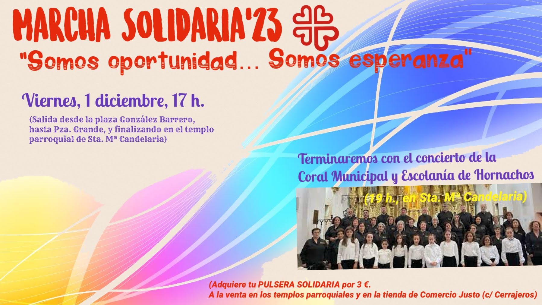 Cáritas vuelve a convocar su marcha solidaria para este viernes por la tarde