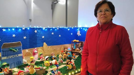 María del Carmen Gallardo, la belenista artesanal del croché