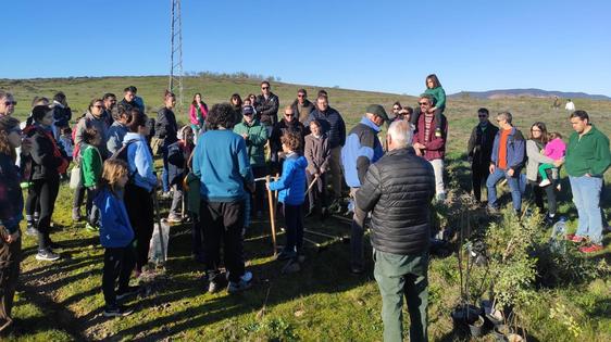 Ecologistas en Acción realizó con éxito la plantación de unos 200 árboles