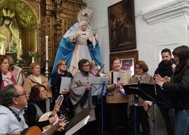 Las actuaciones se sucedieron en la capilla del Arco de Jerez