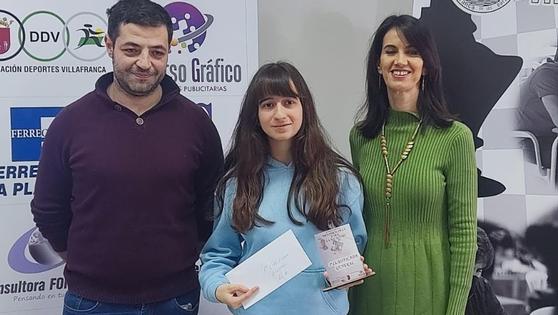 La campeona de Extremadura Pilar Díaz del Ruy López vence en el II Torneo Femenino 'Movemos por la Igualdad'
