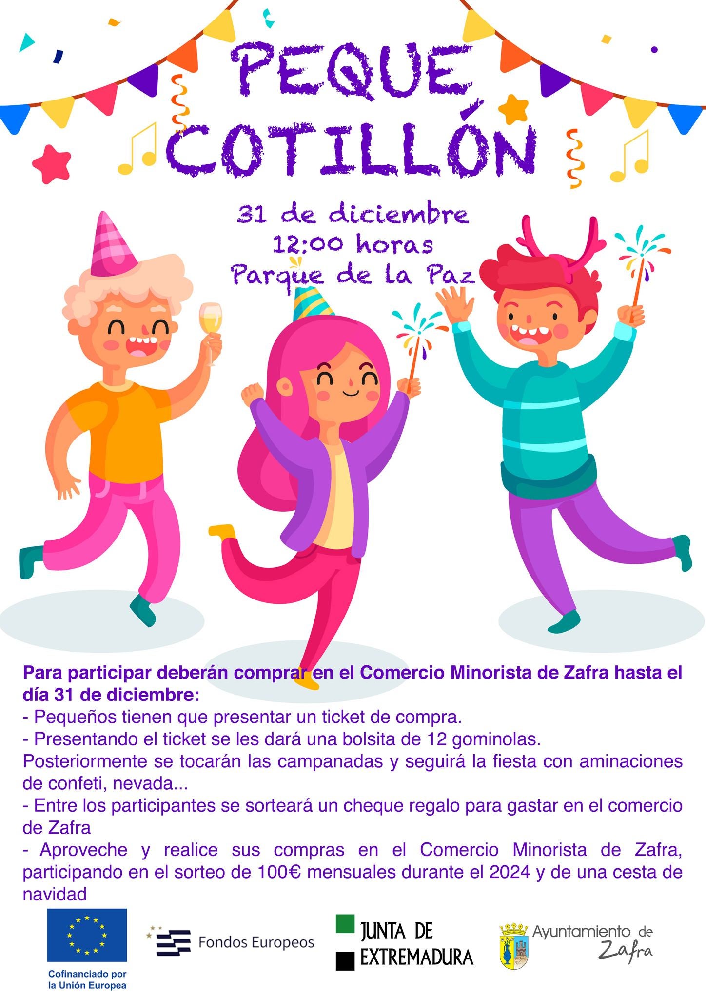 Cartel del Peque cotillón