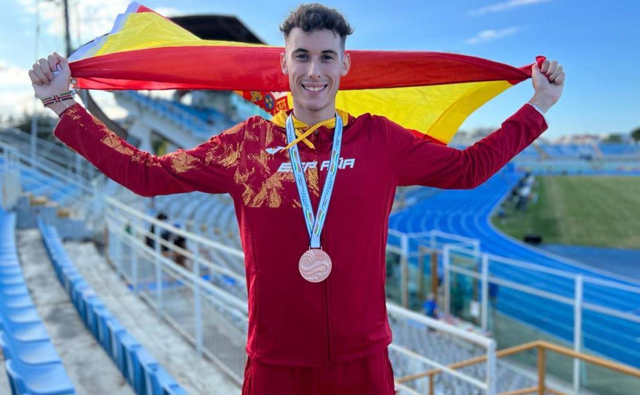 David Barroso logró el bronce en su primera convocatoria con la Selección Española 