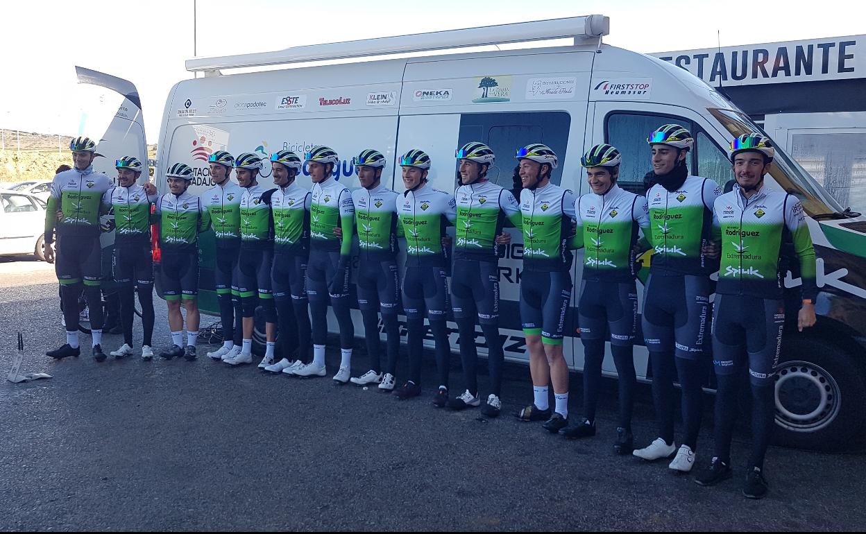 El Bicicletas Rodríguez Extremadura realizó en Zafra su segunda concentración de pretemporada