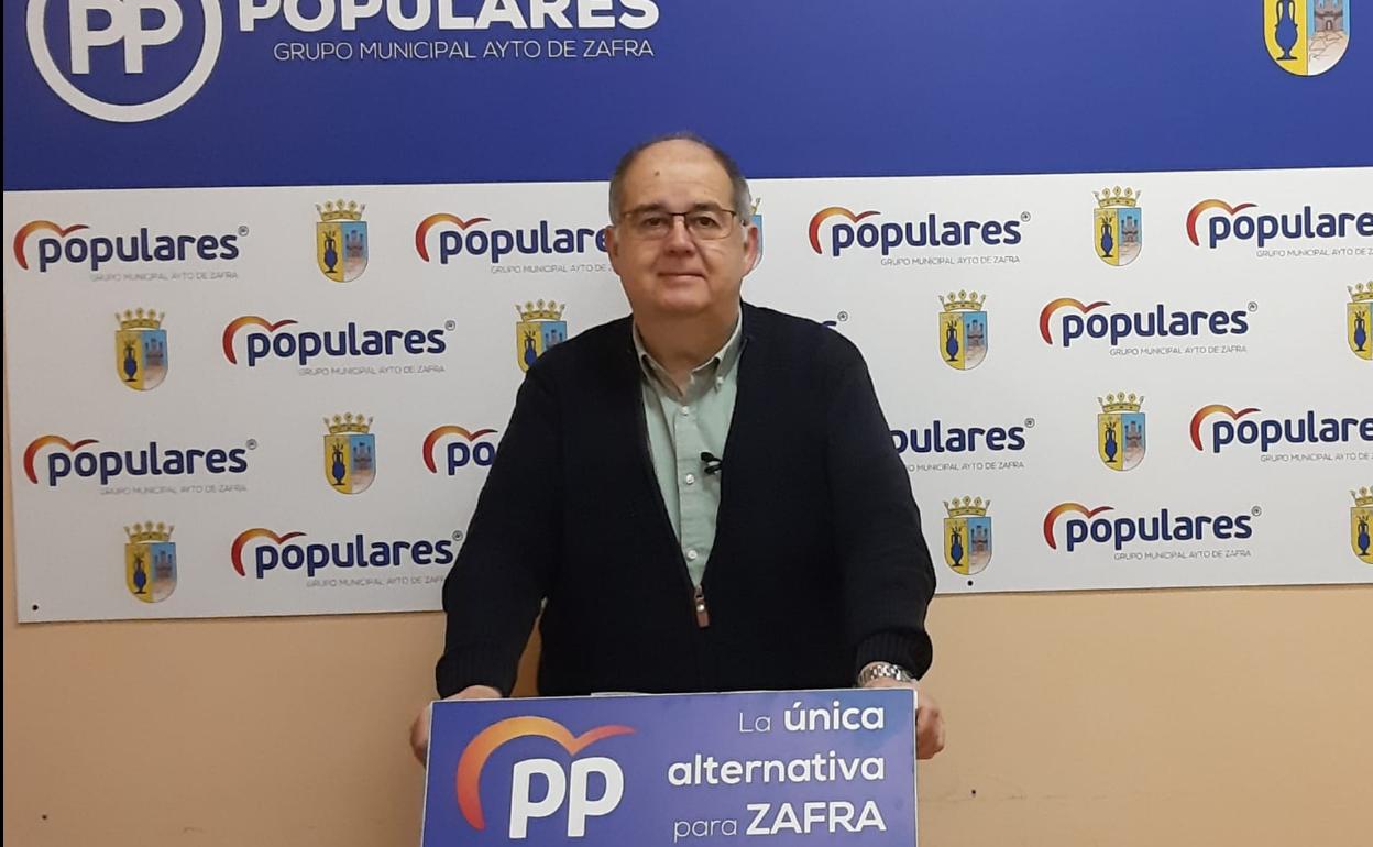 Juan CArlos Fernández durante su comparecencia 