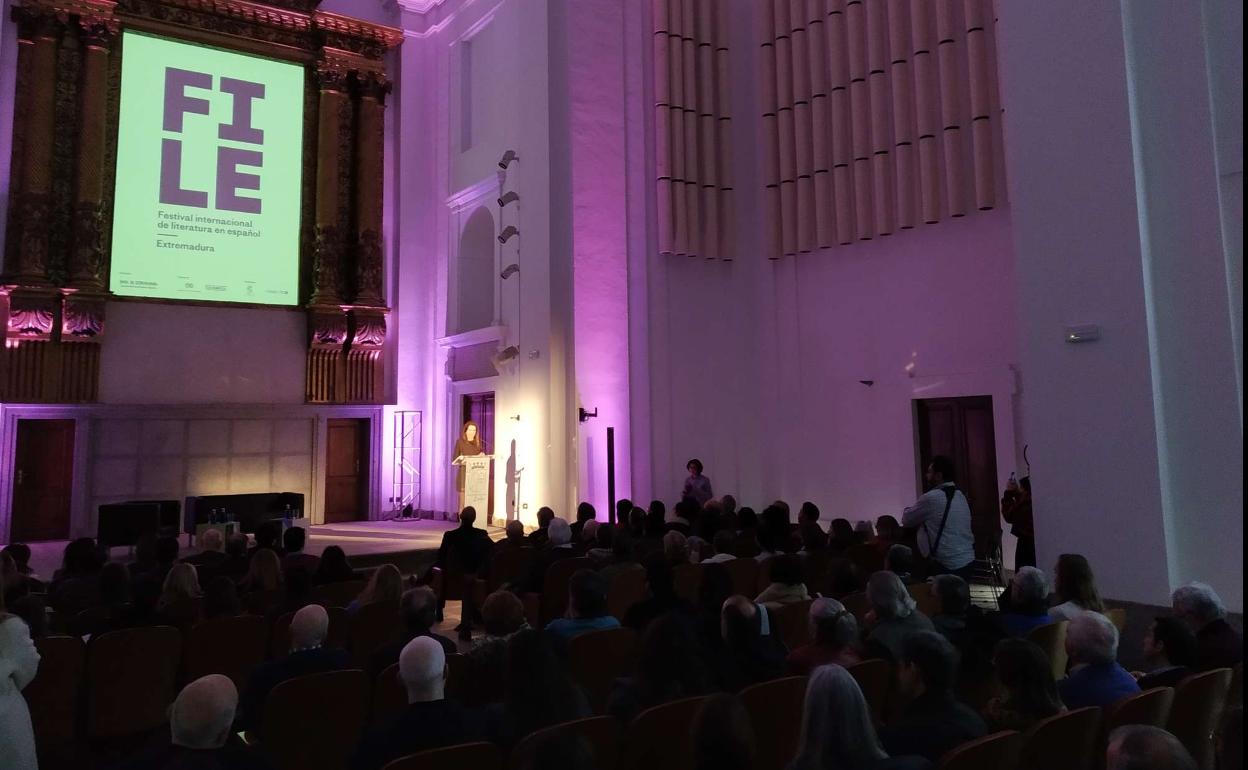 Zafra inauguró el Festival Internacional de Literatura en Español de Extremadura