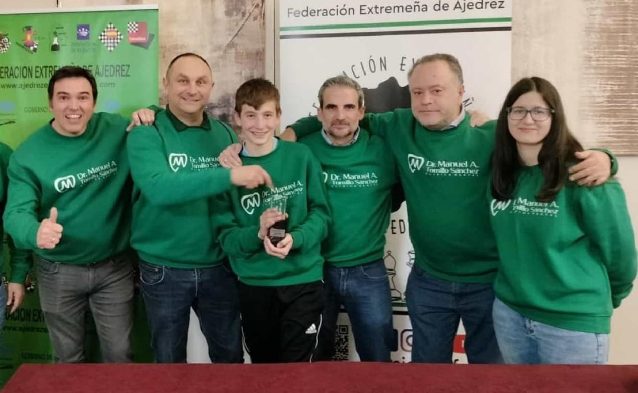 El Ruy López B se proclama campeón de Extremadura de ajedrez por equipos de Primera División