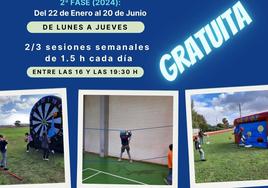 La segunda fase de la Escuela Municipal Multideportiva se desarrollará del 22 de enero al 20 de junio