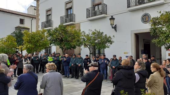 Minuto de silencio por los dos guardias civiles fallecidos en Cádiz en acto de servicio contra el narcotráfico