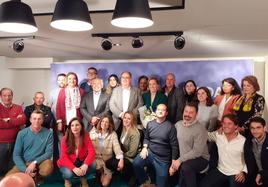 Miembros del Partido Popular durante el acto