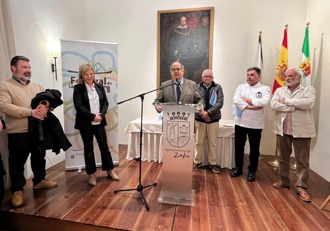 Intervención del alcalde durante la inauguración del festival