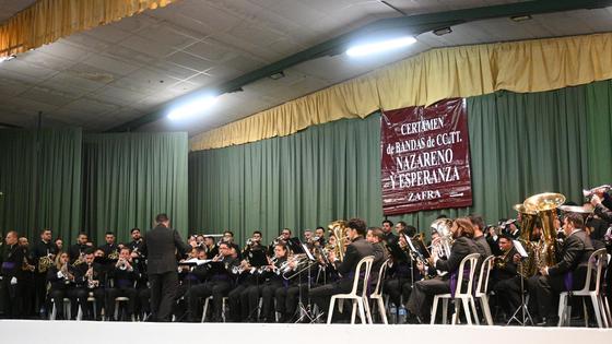 La Banda de CC y TT del Nazareno y la Esperanza congregó a más de 1.500 personas en su certamen de bandas