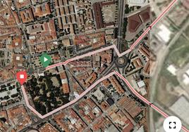 Recorrido de la contrarreloj