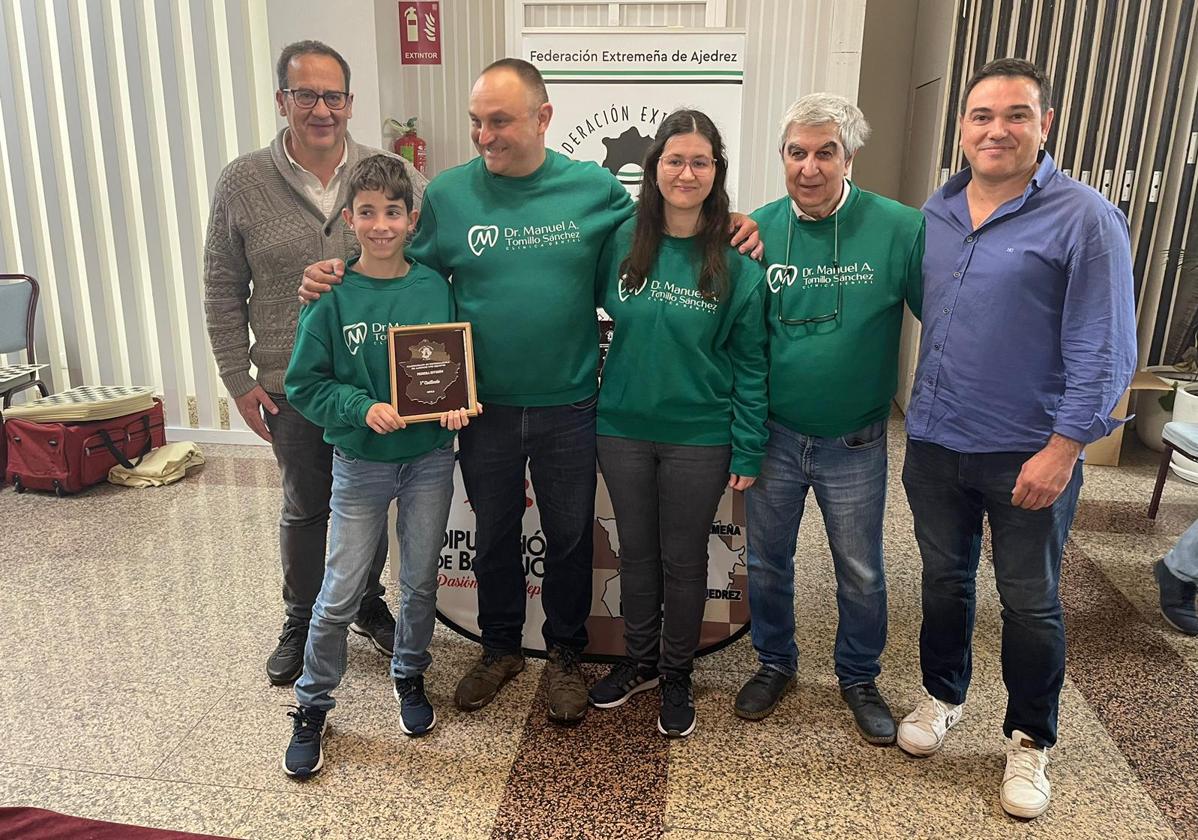 El Ruy López B acaba tercero en primera división en el Campeonato de Ajedrez de Extremadura por Equipos