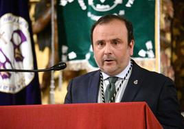 José Carlos Muñoz Barrero durante su Pregón