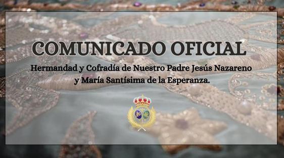 El Nazareno y la Esperanza no saldrán este Jueves Santo
