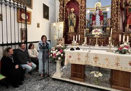 Inmaculada Naharro durante su pregón