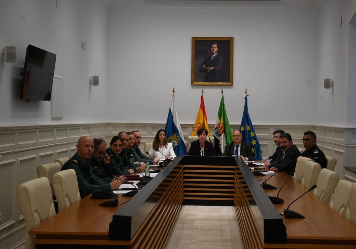 Junta Local de Seguridad en la que se ha firmado el convenio