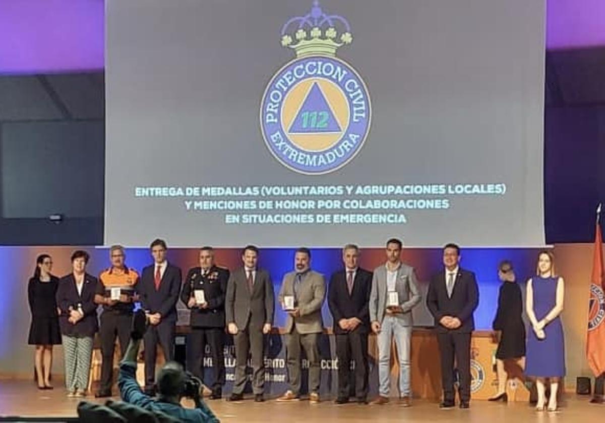 El concejal Antonio Navarro recogió la Medadlla de Oro Cedida