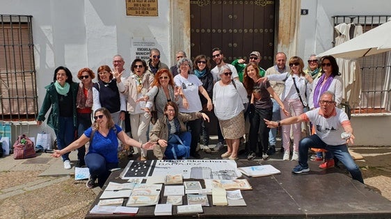 El CPR clausura su curso de acuarela pintando en vivo rincones de la ciudad