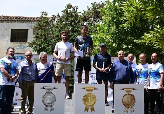 Entrega de trofeos de la media maratón
