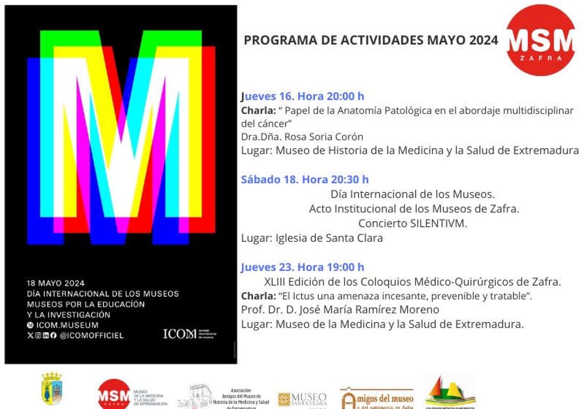 Cartel informativo de la conmemoración