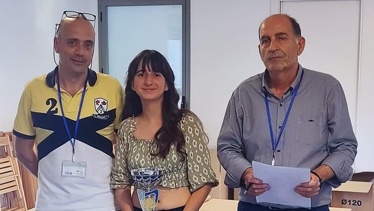 Pilar Díaz, campeona sub18 de Extremadura de ajedrez
