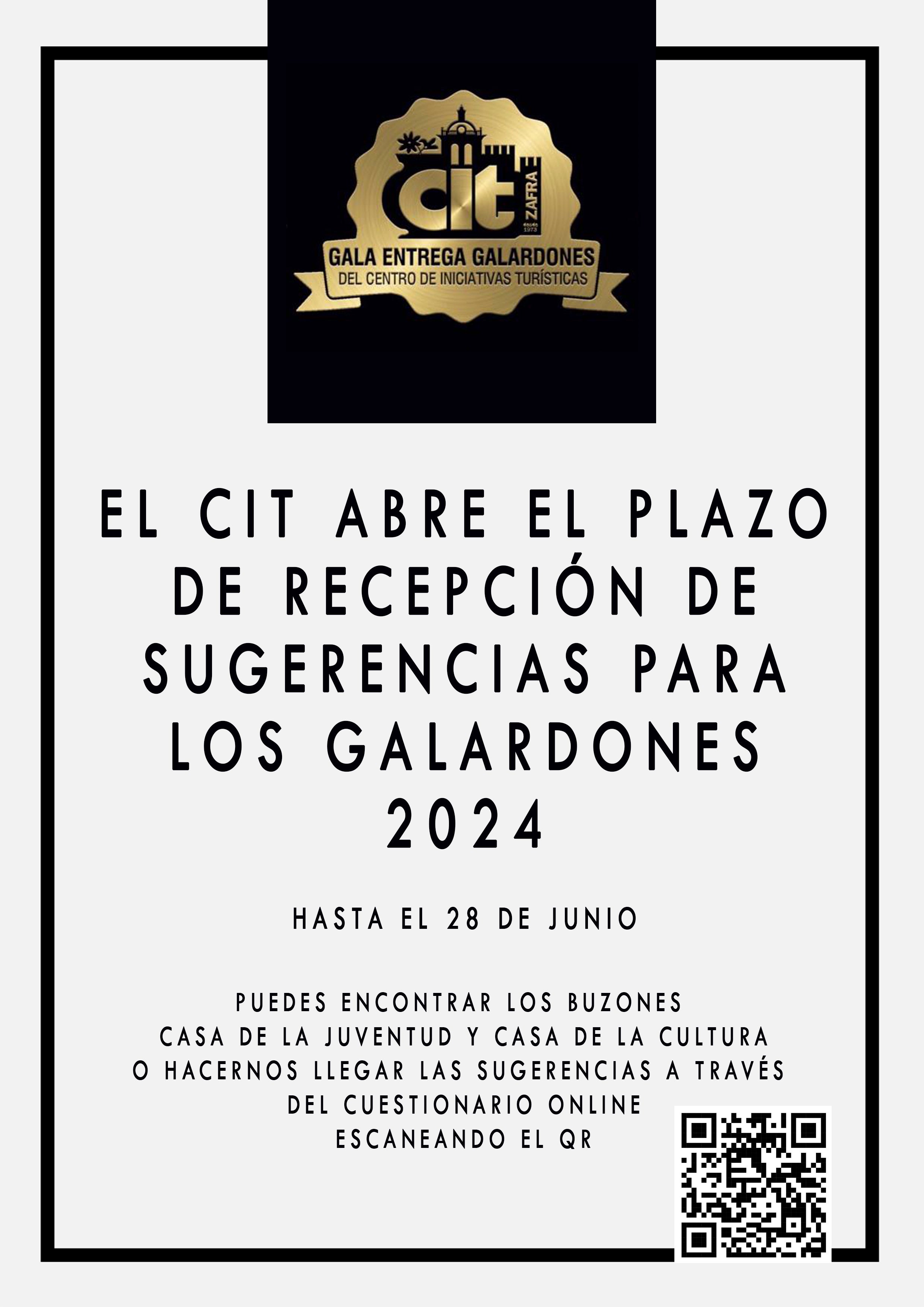 El CIT recoge las sugerencias para sus galardones 2024