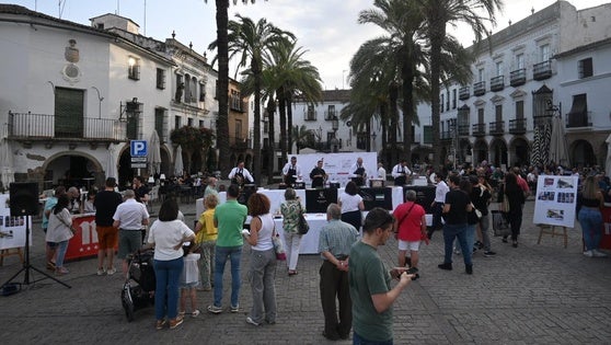 El 'Jamón Solidario' cerró el XII Congreso Mundial del Jamón en la Plaza Grande