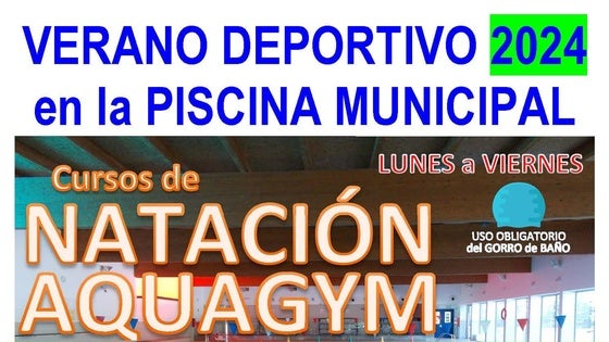 El Servicio Municipal de Deportes abre el plazo de inscripción para los cursos de natación de verano