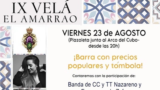 La Hermandad del Amarrado celebra el viernes 23 su velada junto al Arco del Cubo