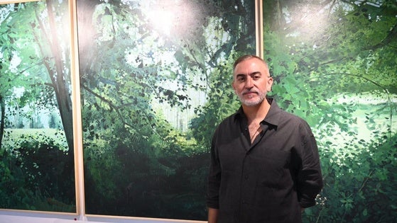 El artista local Joaquín Montero muestra en 'Verdes' su viaje espiritual