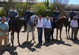 Los participantes tras la entrega de trofeos