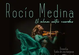 La violinista Rocío Medina ofrece un concierto este jueves a beneficio de Asmi